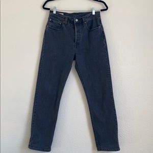 Levi’s 501 size 27 black washed dark grey